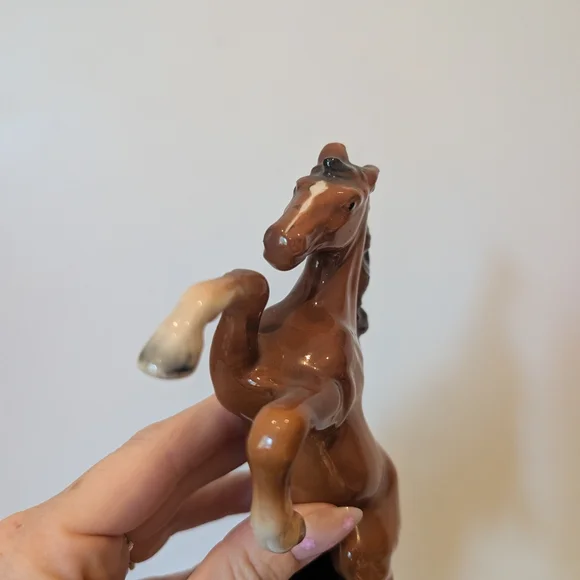 Brown Ceramic Horse Figurine - Picture 8 of 8
